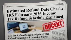 Estimated Refund Date Check
